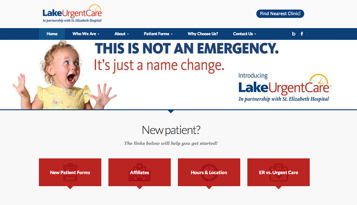 Lake Urgent Care Launches New site dezinsINTERACTIVE Baton Rouge